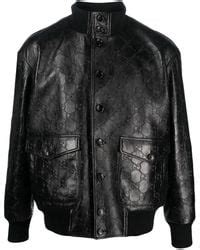 gucci leren jack|gucci men's jacket.